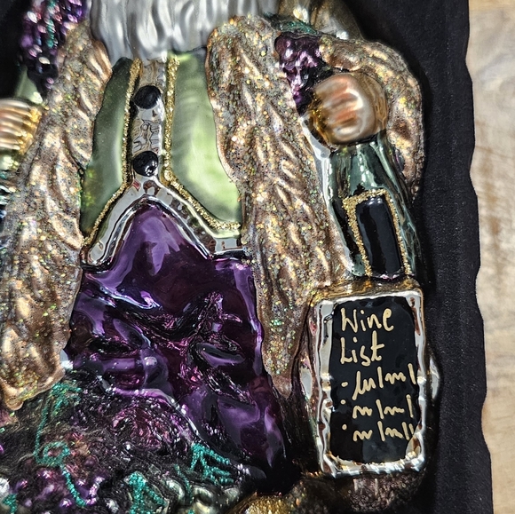 Trimsetter Santa Wine List Large Ornament - Picture 3 of 5